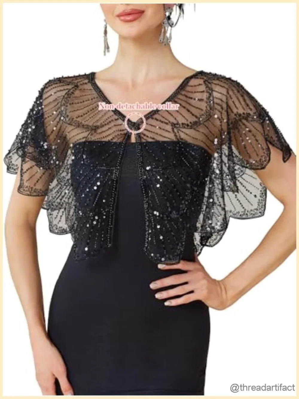 Sequin Beaded Shawls for Evening Dresses Party Wraps Women